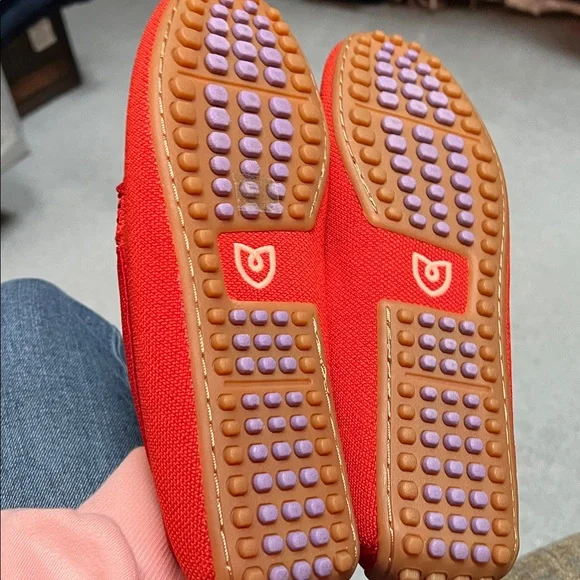 Rothy’s Women’s  Vibrant  Orange Red Slip-On Drivers New just no box - Picture 6 of 6